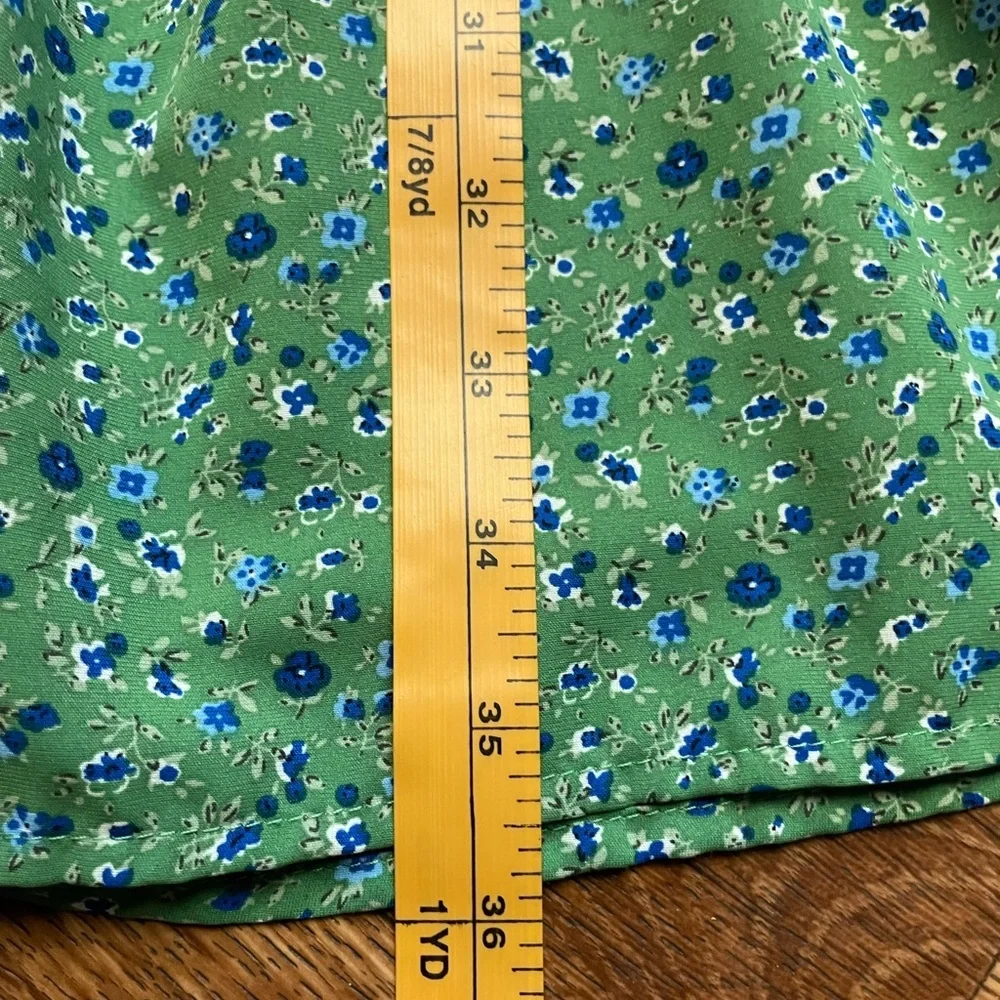 Green Boutique Floral Smocked Dress
